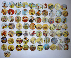 LOT DE 71 POG CAPS TAP'S LUCKY LUKE D'ARPEGE 1995 - Andere & Zonder Classificatie