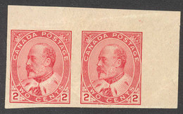 1209) Canada Mint Hinged * 1903 Edward Corner Pair - Neufs