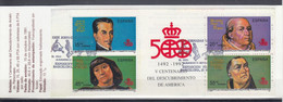 ESPAÑA 1991 CARNET Nº 3137-C USADO 1º DIA - Used Stamps