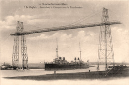 Rochefort Sur Mer * Le Bateau Cargo LE DUPLEIX Descendant La Charente Sous Le Pont Transbordeur - Rochefort