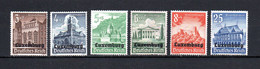 Luxemburgo  ( Ocupación Alemana )   1941 .-  Y&T  Nº   33/37-40    ( 36  Falta Punta ) - Ocupación