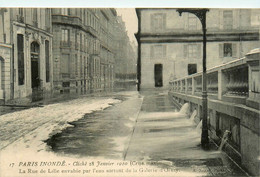 Paris * 7ème * La Rue De Lille Envahie Par L'eau Sortant De La Gare D'orsay * Inondation Crue - Arrondissement: 07