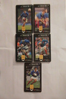 5 Cartes Joueur De Rugby(2001). - 2001