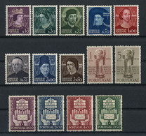 1949 Portugal Complete Year MNH Stamps. Année Compléte Timbres Neuf Sans Charnière. Ano Completo Novo Sem Charneira. - Volledig Jaar