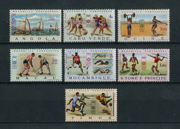 Portugal Colonies OMNIBUS 1972 Olympic Games Sports Complete Set MNH, FVF - Sonstige & Ohne Zuordnung