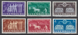 LUXEMBOURG - 1951 - YVERT N° 443/448 ** MNH  - COTE = 250 EUR. - DROITS DE L'HOMME - Nuovi