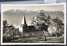 Chardonne : L'église Et Les Alpes De Savoie (16'015) - Chardonne