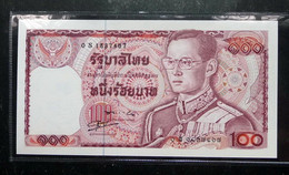 Thailand Banknote 100 Baht Series 12 P#89 SIGN#56 - 0S Replacement - Thaïlande