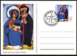 Luxembourg Luxemburg 1997 , MI 1435 , Carte Joyeux Noël, Frohe Weihnachten, - Briefe U. Dokumente