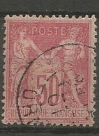 France - Type Sage - N°104 - 50c. Rose - 1898-1900 Sage (Type III)