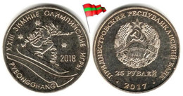 Transnistria - 25 Roubles 2017 (XXIII Winter Olympic Games In South Korea 2018 - UNC) - Moldova