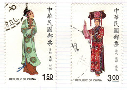 ROC+ Taiwan 1987 Mi 1781-82 Frauen - Gebruikt