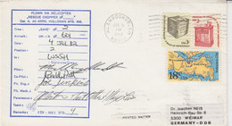 USA Cover Flown Via Heli "Rescue Chopper" Holloman  4 Signatures Ca  Alamogordo JUL 5 1982 (WX200) - Polar Flights