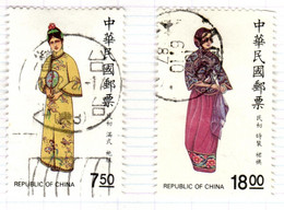 ROC+ Taiwan 1987 Mi 1783-84 Frauen - Gebraucht