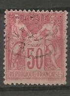France - Type Sage - N°104 - 50c. Rose - 1898-1900 Sage (Type III)