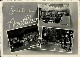 AVELLINO - SALUTI / VEDUTINE - EDIZ. CARCAVALLO - SPEDITA 1957 (13980) - Avellino