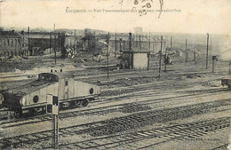 - Somme -ref-C405- Longueau - Chemin De Fer - Vue Panoramique Travaux En Execution - Materiel - - Longueau