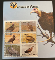 Malawi 2018 Mi. A-F 1009 Vultures Vautours Geier Oiseaux Vögel Faune Fauna MNH** - Autres & Non Classés