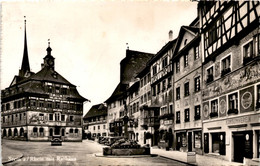 Stein A/Rhein Mit Rathaus (11014) * 28. 6. 1950 - Stein Am Rhein