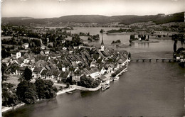Flugaufnahme Stein Am Rhein Mit Insel Werd Und Untersee (2934) * 25. 8. 1975 - Stein Am Rhein