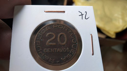 MOZAMBIQUE 20 CENTAVOS 1936 KM# 64 (G#40-72) - Mozambique