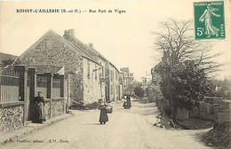 - Val D Oise -ref-A19- Boissy L Aillerie - Rue Poit De Vigne - Femmes Du Pays - - Boissy-l'Aillerie