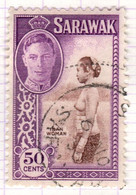 MAL+ Sarawak 1950 Mi 183 Frau - Sarawak (...-1963)