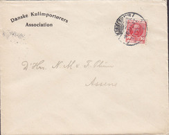 Denmark DANSKE KULIMPORTØRERS ASSOCIATION Brotype Ia KJØBENHAVN 1909 Cover Brief ASSENS (Arr.) Fr. VIII. - Briefe U. Dokumente