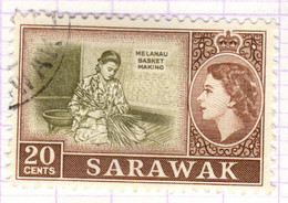 MAL+ Sarawak 1955 Mi 196 Frau - Sarawak (...-1963)