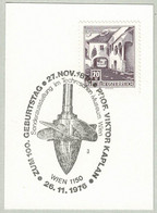 Oesterreich / Austria 1976, Sonderstempel Viktor Kaplan Wien, Turbine - Eau