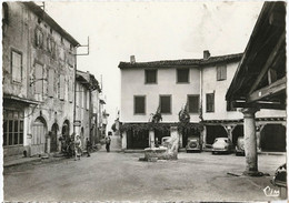 81 - LAUTREC - CPSM - Place Centrale - Rue De Lengouzie - Lautrec