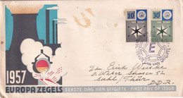 Netherland 1957 Cover: European Union; Europa Cept; Metal Industry - 1957