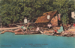 CPA TAHITI - L'habitation Du Pecheur - The Fisherman's Home - Edition G Spitz - Colorisé - Tahiti