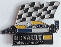 Renault Ventes Au Personnel Automobile (Car) Car Racing  PINS A13/7 - Renault