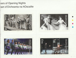 Eire Ireland 2021 Gaiety Theater, Dublin, 150th Anniversary 4v Mi 2406-2409, Sn 2323a, Yt 2386-2389, Sg 2645a - Nuovi