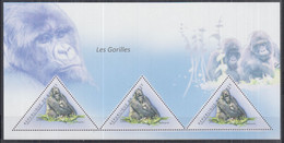 F12. Guinea MNH 2011 Fauna - Primates - Gorillas - Gorilas