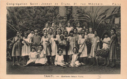 CPA TAHITI - Congregation Saint Joseph De Cluny - Quelques Beaux Fruits - - Tahiti