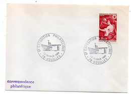 1969--HOUILLES-78- Cachet  EXPOSITION PHILATELIQUE..tp" Croix Rouge" - Commemorative Postmarks