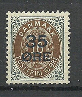 DENMARK Dänemark Danmark 1912 Michel 60 (*) Mint No Gum - Neufs
