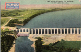 Oklahoma Aerial View Of Grand River Dam Near Vineta - Autres & Non Classés