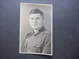 Altes Foto Zeit Des 3.Reich Soldat Der Wehrmacht In Uniform Photohaus Liebscher M.Gladbach - War, Military