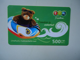 THAILAND USED CARDS BEAR - Giungla