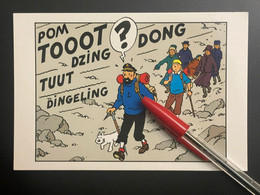 T1418 - Tintin Hergé Moulinsart N°68 - Tintin Au Tibet Milou Capitaine Haddock - Illustrateur Bande Dessinée - Hergé