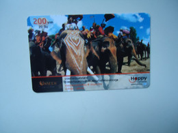 THAILAND USED CARDS     ELEPHANTS - Paesaggi