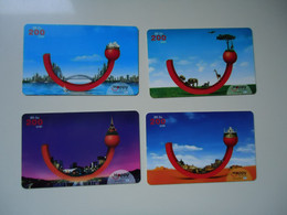 THAILAND USED CARDS  SET 4  LANDSCAPES HERITAGES - Montagne