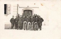 Schweiz Armee - Armée Suisse -   Militaria Fanfare Militaire Cuivres Trompettes En Hiver Winter - Other & Unclassified