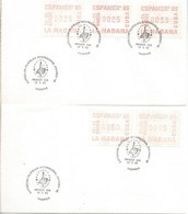 CUBA  ATM 1985 ESPAMER 85 LA HABANA - Covers & Documents