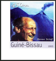 Guinea Bissau 2003 MNH Imperf, Haroun Tazieff, Naturalist, Volcano, Natural Disaster - Volcans