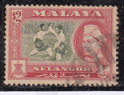 $2 SG126a. Selangor, Malaya Used 1957, Bersilat, Sport, Malaysia - Selangor