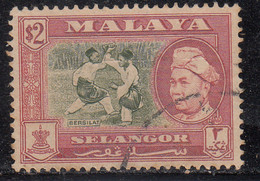 $2 SG126a. Selangor, Malaya Used 1957, Bersilat, Sport, Malaysia - Selangor